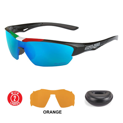 Salice 011 ITA RWP Mirror Polarised Black ITA
