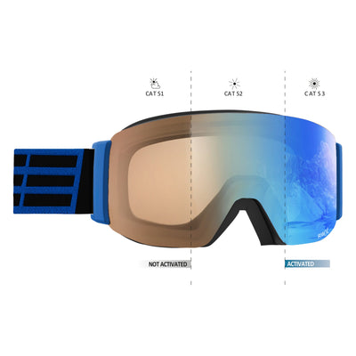 Salice 102 DARWX Double Antifog Mirror Light Adaptive Black-Blue